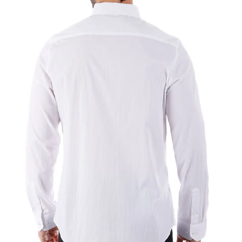 Barabas Clean White Button Up Shirt