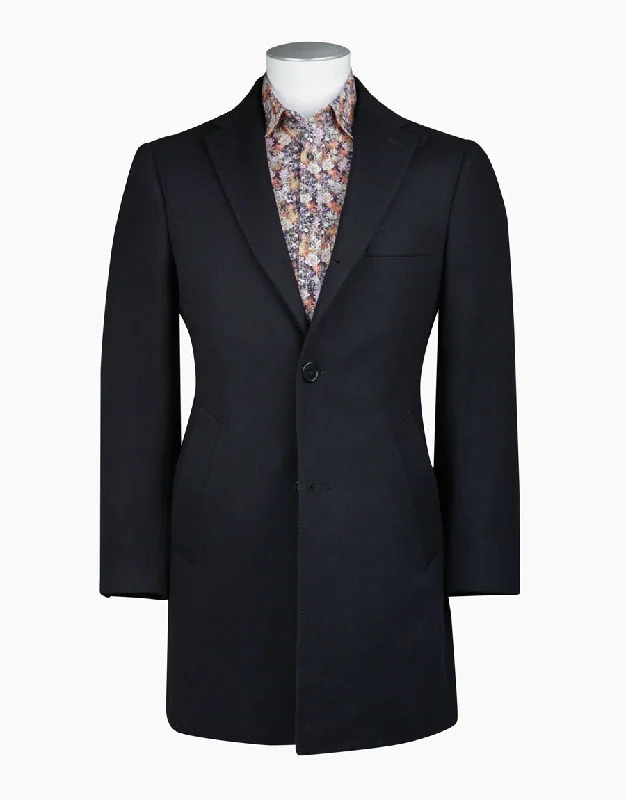 Compton Black Overcoat