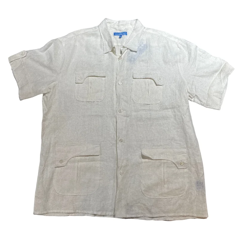 Lanzzino White Linen Shirt