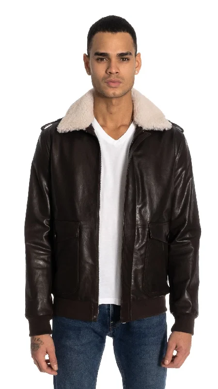 Wright Aviator Leather Jacket