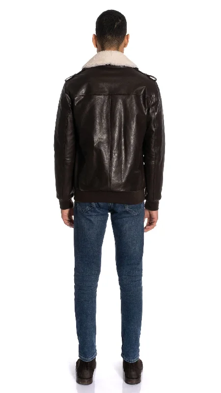 Wright Aviator Leather Jacket