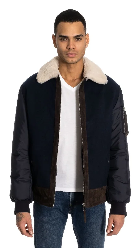 Robert Aviator Wool Jacket