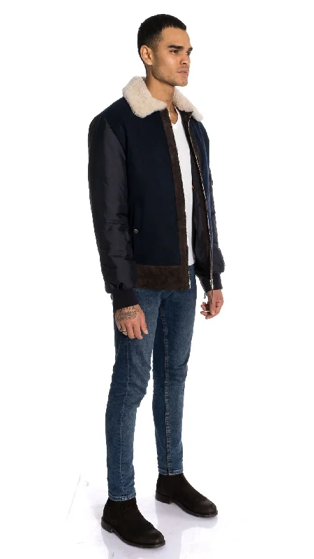 Robert Aviator Wool Jacket