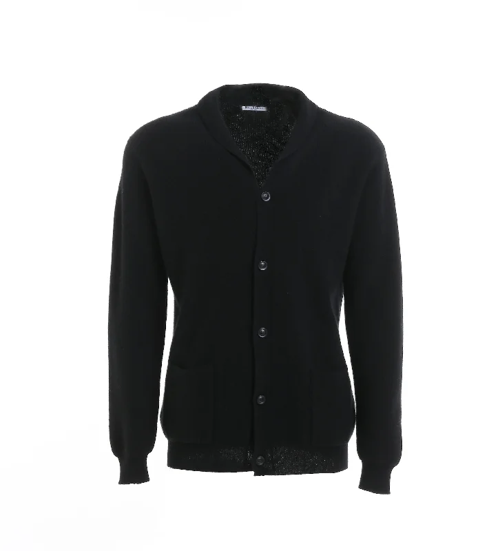 Black Cashmere Cardigan