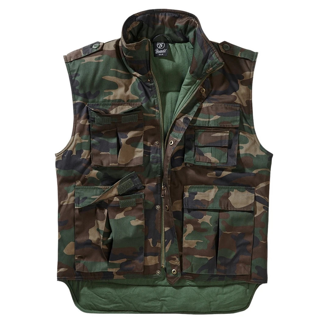 Brandit Ranger Vest Waistcoat Tactical Military Combat Fishing