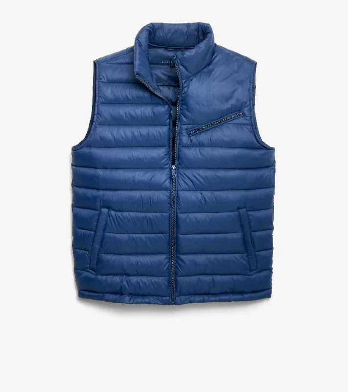 Men's Quilted Zip-Up Vest