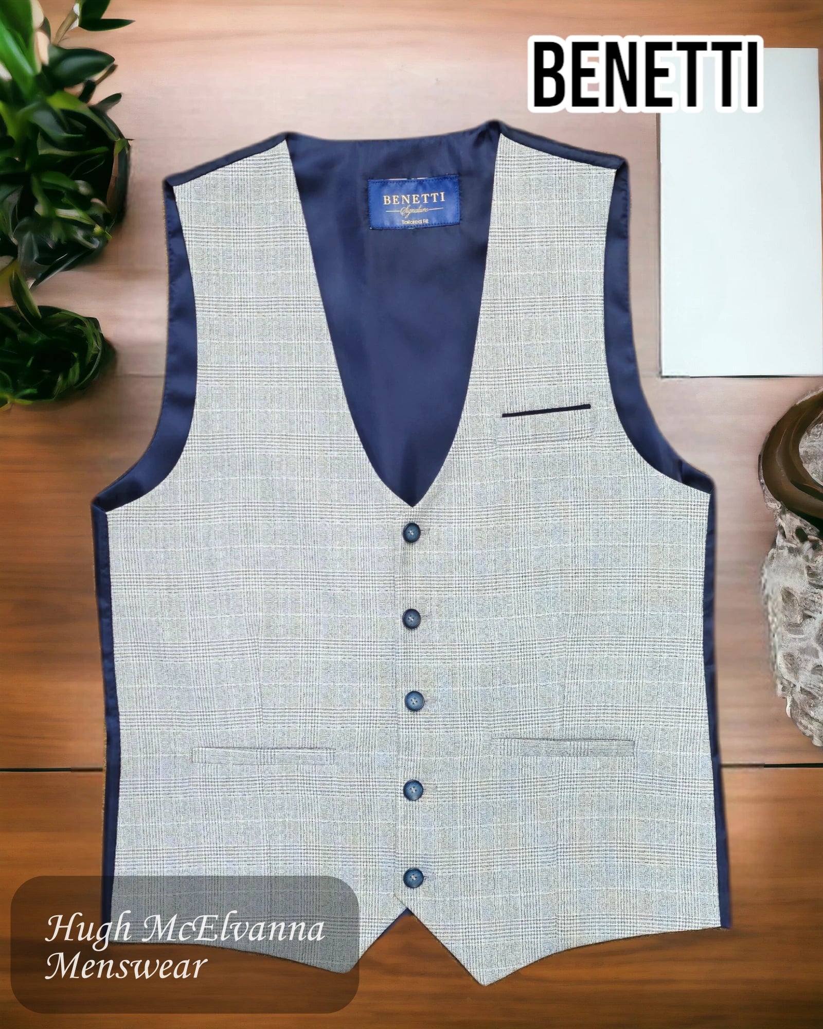 Benetti PHILIP Silver Waistcoat