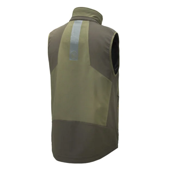 Beretta Butte Softshell Vest - Moss/Brown Bark