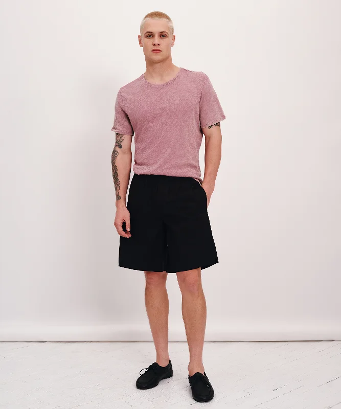 Superfine Twill Boxer Shorts - Black