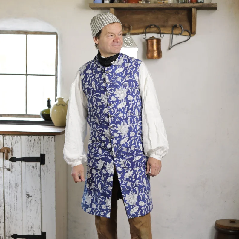 Block Printed 1750's Waistcoat