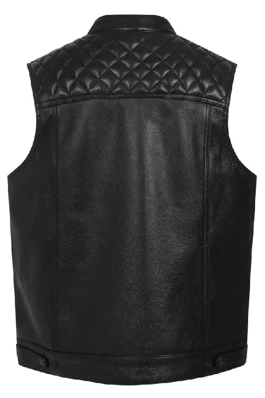 Gunner Leather Biker Vest