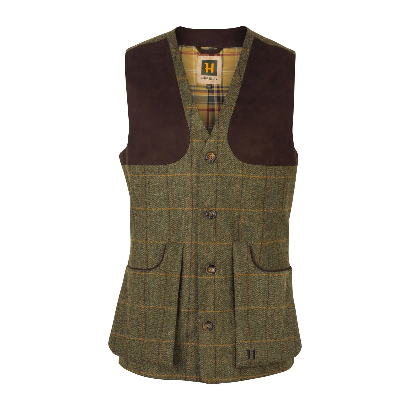 Harkila Kenmore Shooting Waistcoat - Forest Green