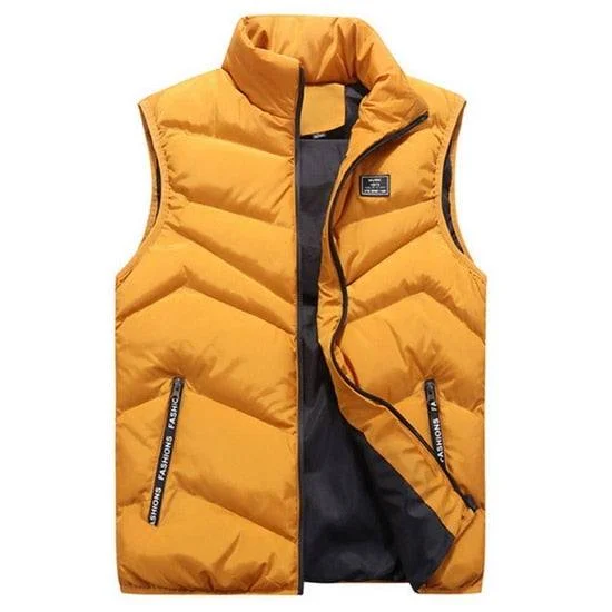 High Quality Spring/Winter Men's Sleeveless Waistcoat Warm Vest