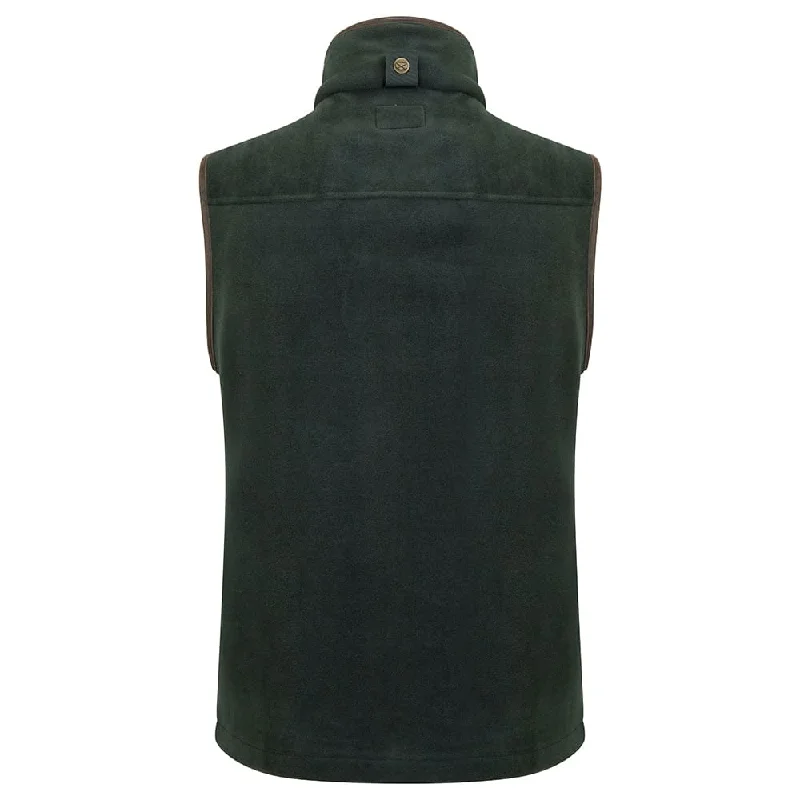 Hoggs Of Fife Men's Stenton Technical Fleece Gilet Green