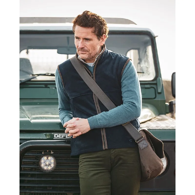 Hoggs Of Fife Men's Stenton Technical Fleece Gilet Navy