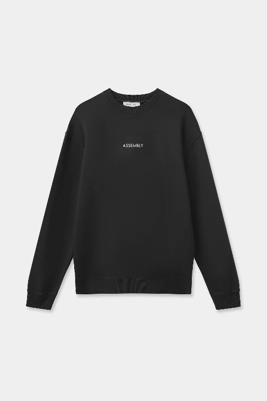 Mens Flocked Fleece Crew