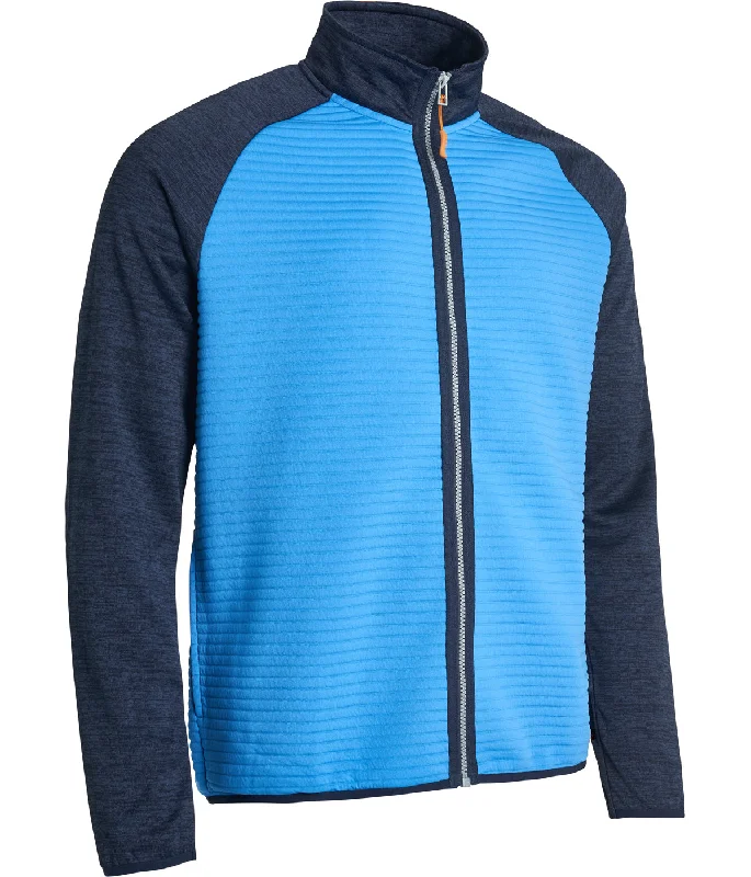 Mens Turnberry 3D Stripe Fleece Fullzip