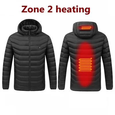 Men's Warm Winter USB Heating Jackets Smart Thermostat