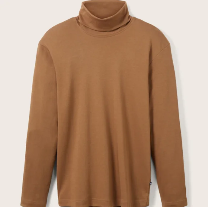 Ned Long Sleeve Turtleneck (Beige)