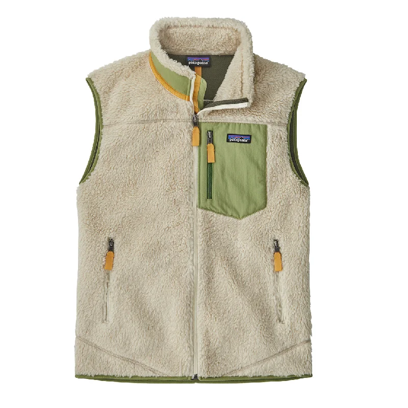 Patagonia Classic Retro-X Fleece Vest Dark Natural w/Buckhorn Green