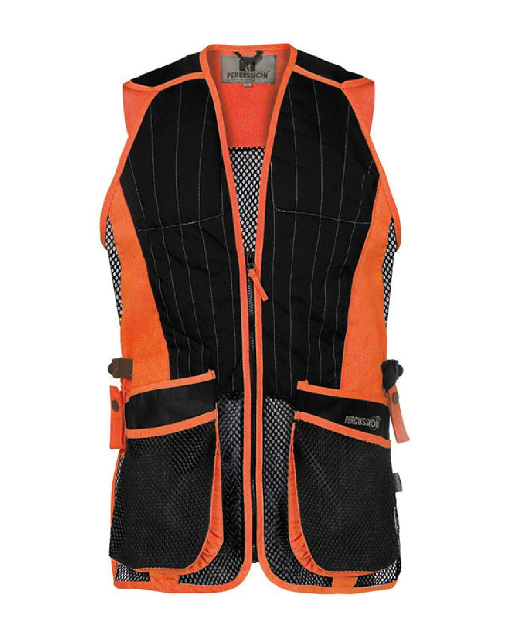 Percussion Skeet Vest - Orange & Black