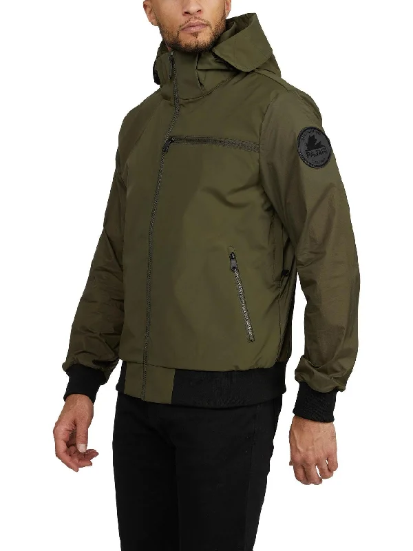 Pierce Men's Bomber Rain Jacket