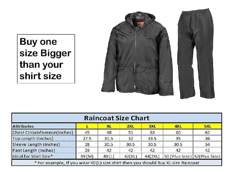 Romano nx 100% Waterproof Camouflage Raincoat Men Heavy Duty Double Layer Hooded with Jacket and Pant in a Storage Bag