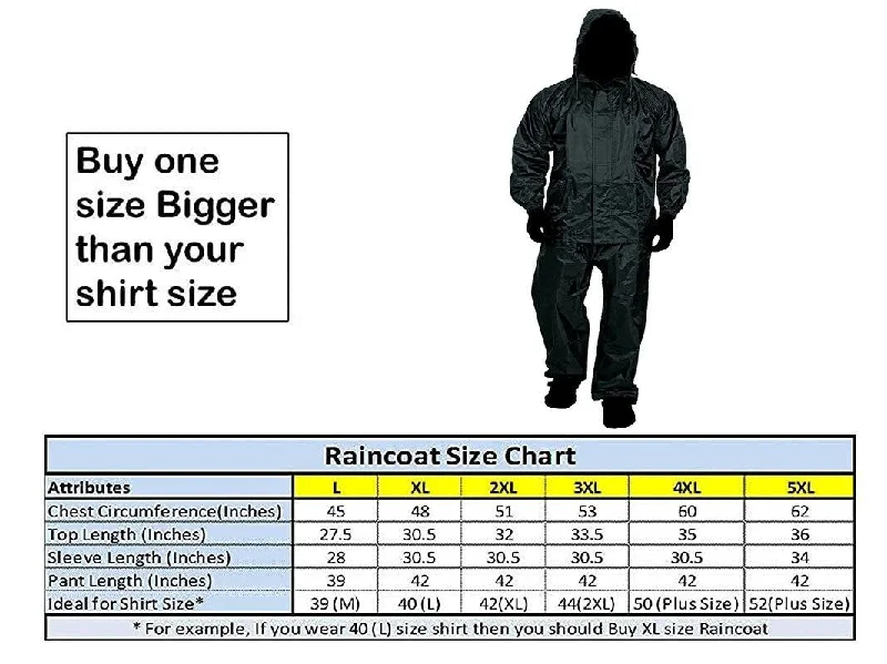 Romano nx 100% Waterproof High Quality Double Layer Hooded Rain Cheater Jacket Suit for Men in a Storage Bag