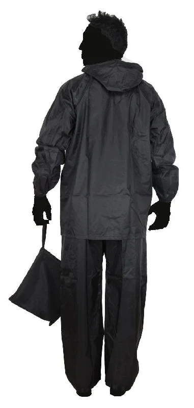 Romano nx 100% Waterproof Premium Quality Double Layer Hooded Rain Cheater Suit Men in a Storage Bag