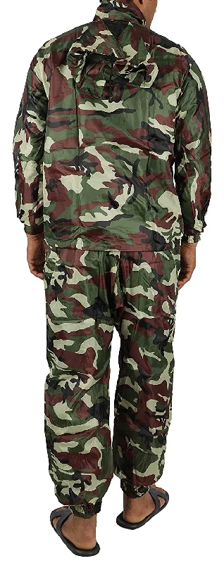 Romano nx Waterproof Camouflage Rain Coat Men with Jacket and Pant