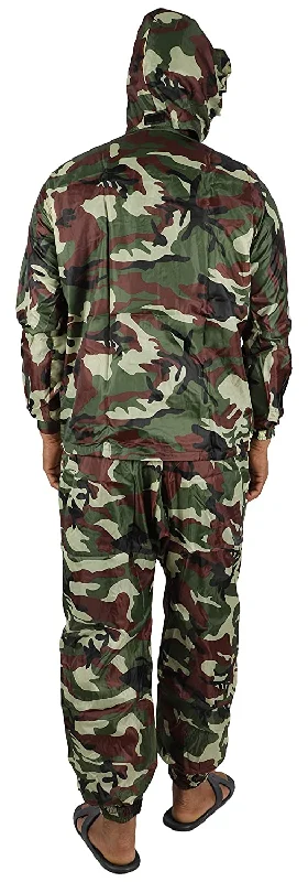 Romano nx Waterproof Camouflage Rain Coat Men with Jacket and Pant