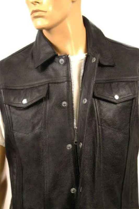 Cut-Off Biker Vest - Trucker