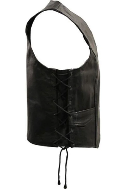 Lace Sided Biker Waistcoat