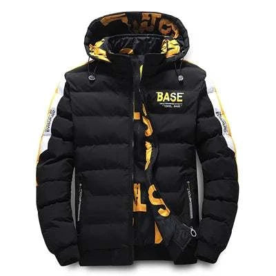 Winter Men's Padding Jacket Fashion Thicken Down Thermal Parkas Jacket