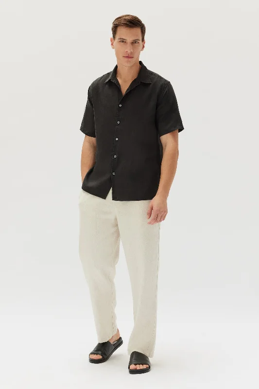 Short Sleeve Linen Shirt