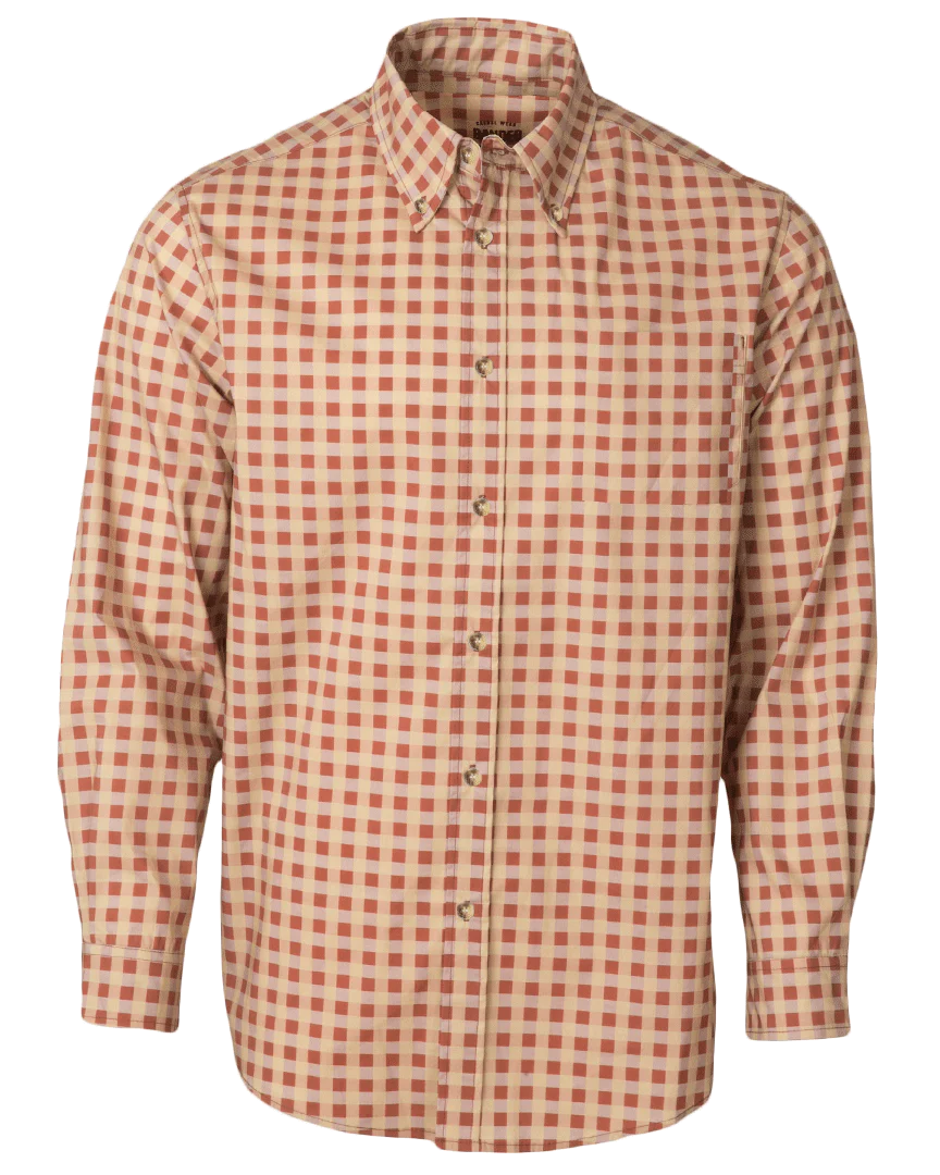 Burnt Red Plaid / Medium