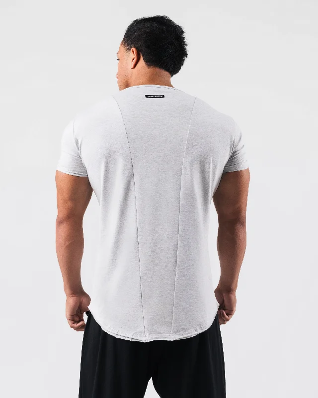 Essential Scoop Neck - Heather Grey