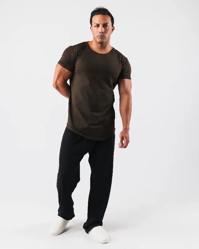 Essential Scoop Neck - Oran Brown