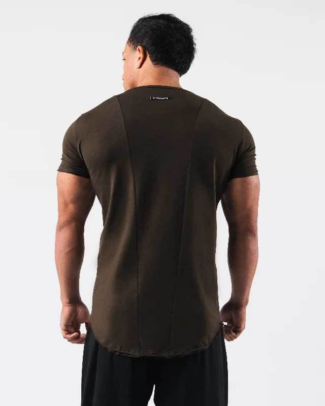 Essential Scoop Neck - Oran Brown