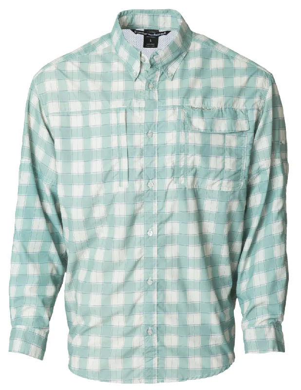 Light Green Plaid / Medium