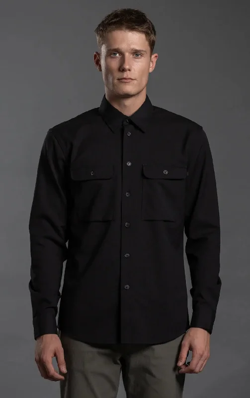 WOOL COTTON WORK SHIRT