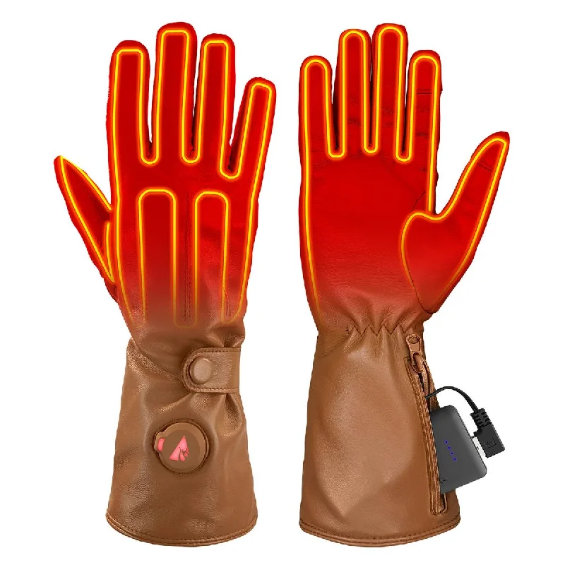 ActionHeat 5V Men's Battery Heated Leather Dress Glove