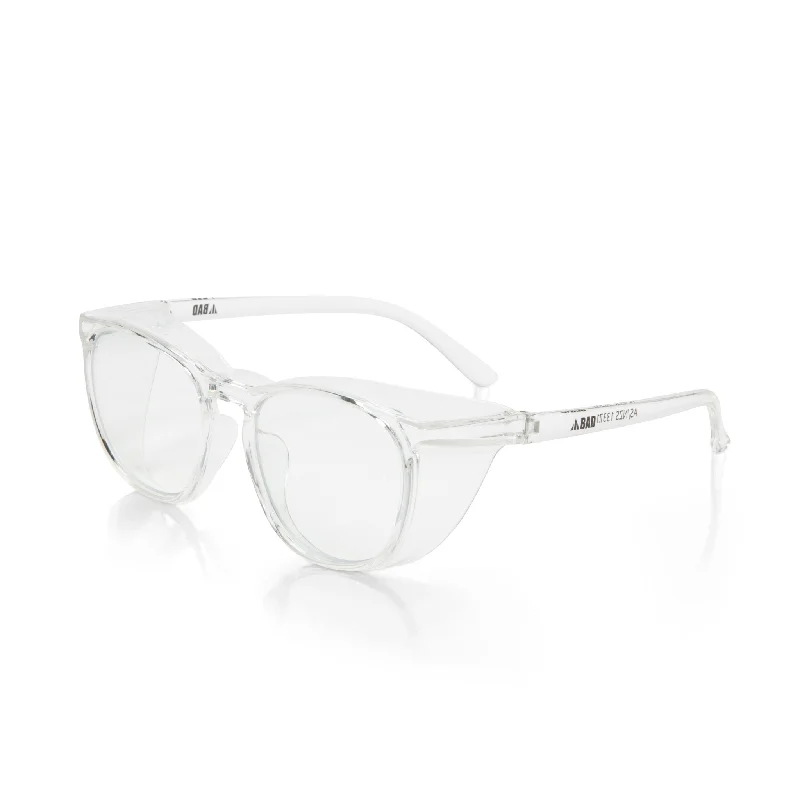 BAD WOMENS CRYSTAL™ SAFETY GLASSES (CLEAR/CLEAR)