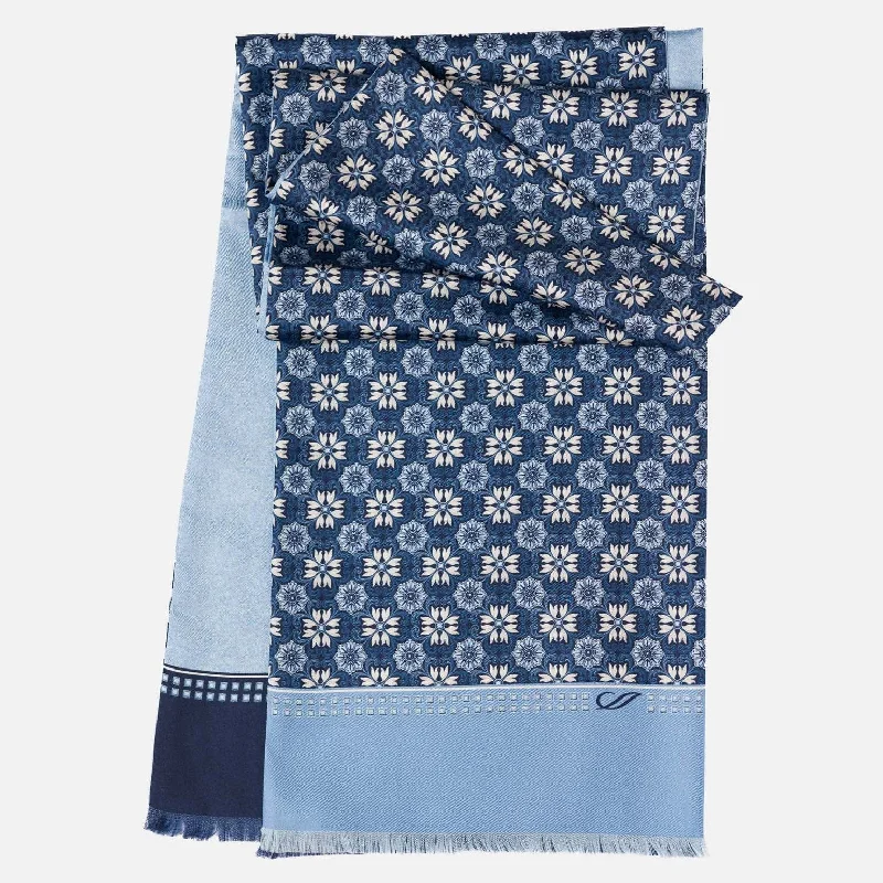 Appia - Silk Scarf - Blue