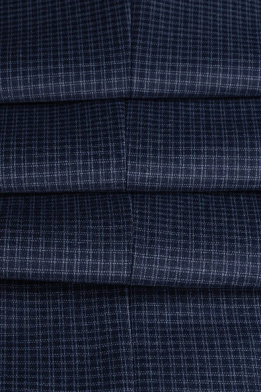 Bond Navy Check Blazer