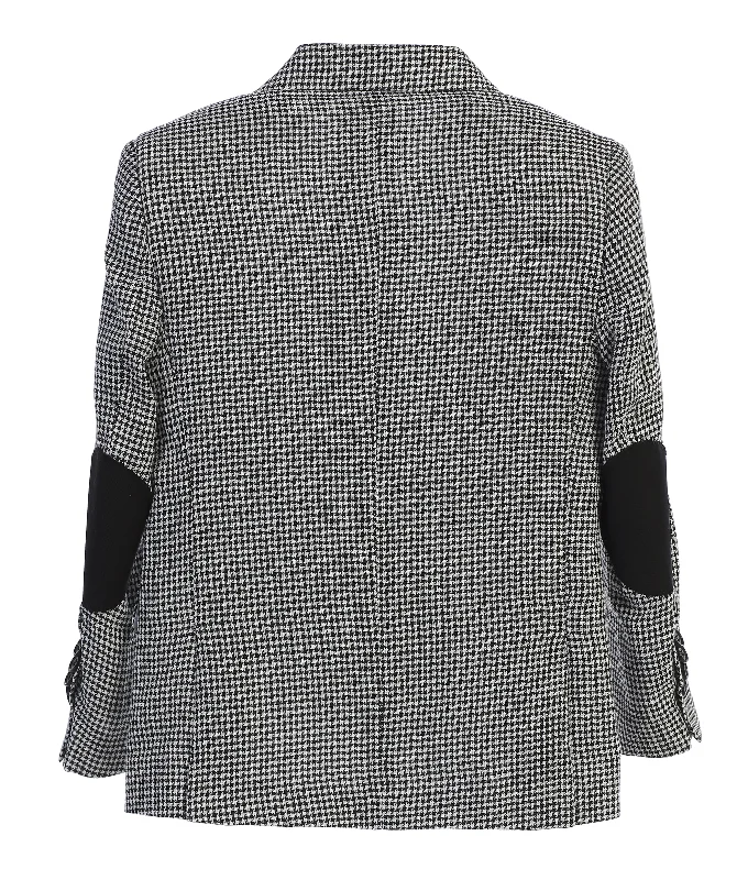 Boy's Houndstooth Blazer Jacket