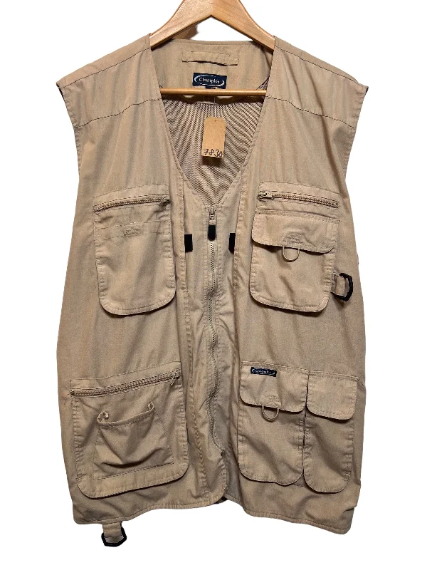 Champion Tan Utility Vest (Size XL)