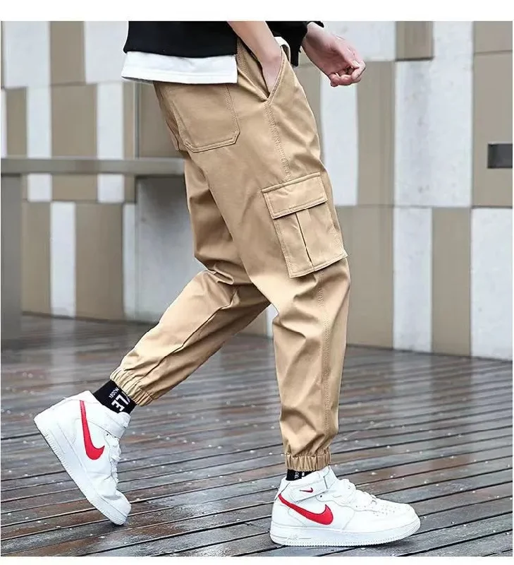 Classic Streetwear Casual Men Ribbons Jogging Pants ( Pack of 2 )