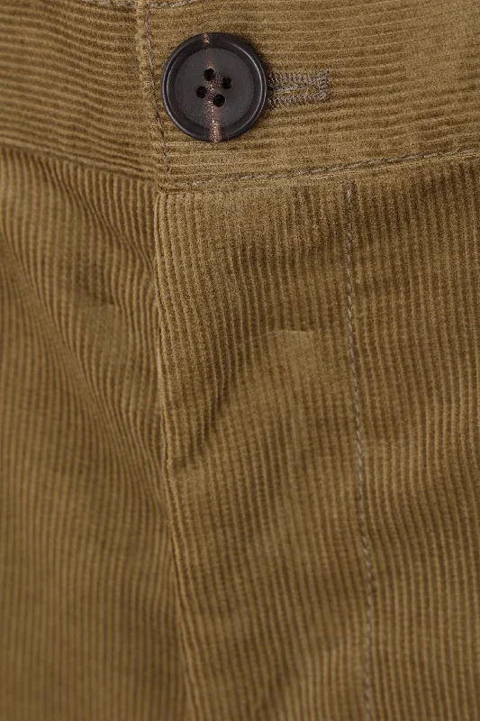 corduroy cropped trousers