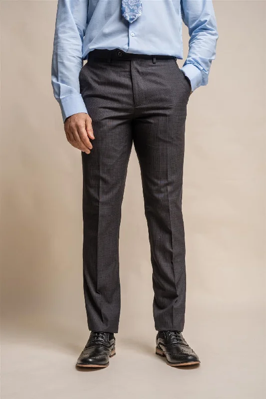 Seeba Graphite Slim Fit Trousers